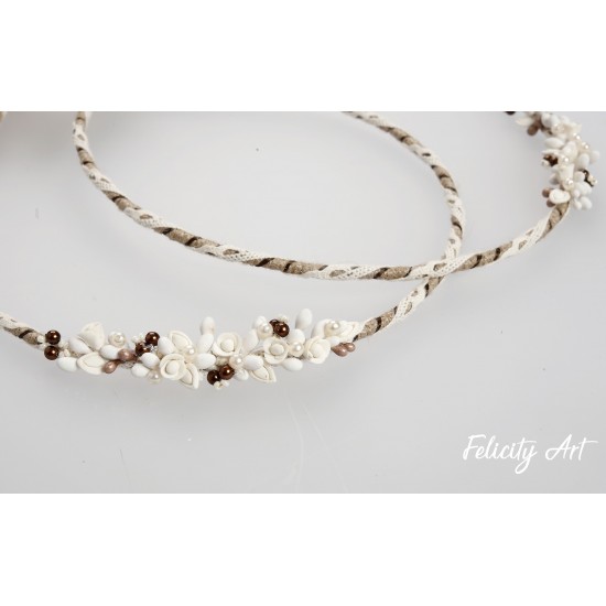 Χειροποίητα Στέφανα Γάμου 683