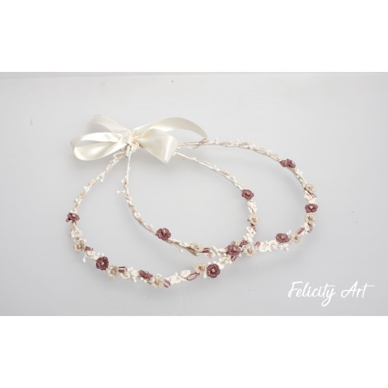 Χειροποίητα Στέφανα Γάμου 742