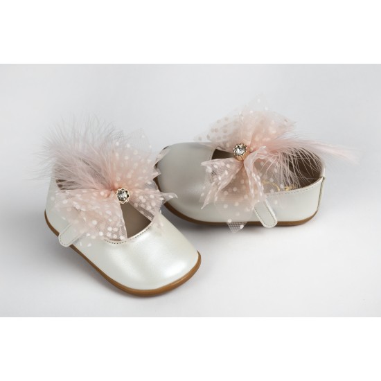 Βαπτιστικά Παπούτσια  για  Κοριτσι της Everkid K536E