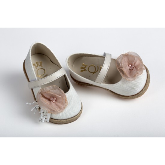 Δερμάτινα Βαπτιστικά Παπούτσια  για Κοριτσι της Εταιρίας Everkid