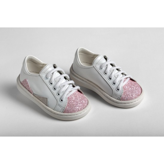 Δερμάτινα Βαπτιστικά Παπούτσια  για Κοριτσι της Εταιρίας Everkid