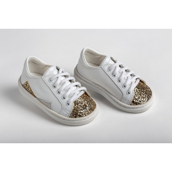 Δερμάτινα Βαπτιστικά Παπούτσια  για Κοριτσι της Εταιρίας Everkid