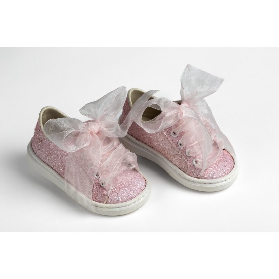 Δερμάτινα Βαπτιστικά Παπούτσια  για Κοριτσι της Εταιρίας Everkid