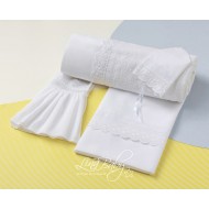 Λαδόπανο Lina baby "Broderie Anglaise" 1511