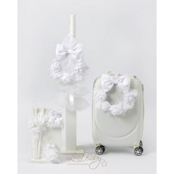 Σετ Βάπτισης για Κορίτσι με Θέμα  "Λουλούδια"