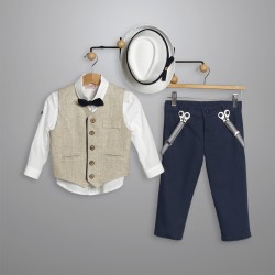 Βαπτιστικό Κοστούμι New Life 3001-4