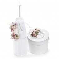 Σετ Βάπτισης για Κορίτσι με Θέμα "Λουλούδια" Σετ Βάπτισης για Κορίτσι με Θέμα "Λουλούδια"