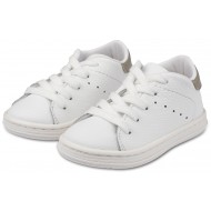 Βαπτιστικά Παπούτσια  Babywalker BS3071 White  - Grey / Λευκό - Γκρι