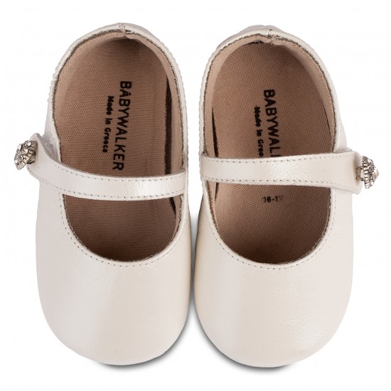 Βαπτιστικά Παπούτσια  Babywalker MI1619 Ivory / Εκρού 