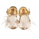 Βαπτιστικά Παπούτσια  Babywalker PRI2611 Gold - Ivory / Χρυσό - Εκρου 