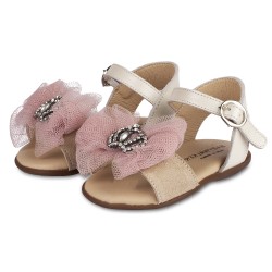 Βαπτιστικά Παπούτσια  Babywalker PRI2613 Ivory - Pink / Εκρού - Ροζ