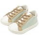 Βαπτιστικά Παπούτσια  Babywalker BS3039 Mint -  White - Beige / Μέντα - λευκό - Μπεζ