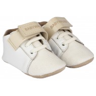 Βαπτιστικά Παπούτσια  Babywalker MI1092 White - Ivory  / Λευκό - Εκρού