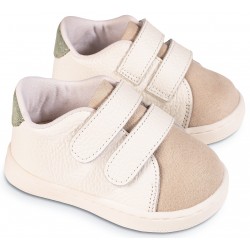 Βαπτιστικά Παπούτσια  Babywalker PRI2113 White - Beige - Mint/ Λευκό - Μπεζ - Μέντα