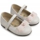 Βαπτιστικά Παπούτσια  Babywalker BS3500  White- Pink / Λευκό - Ροζ