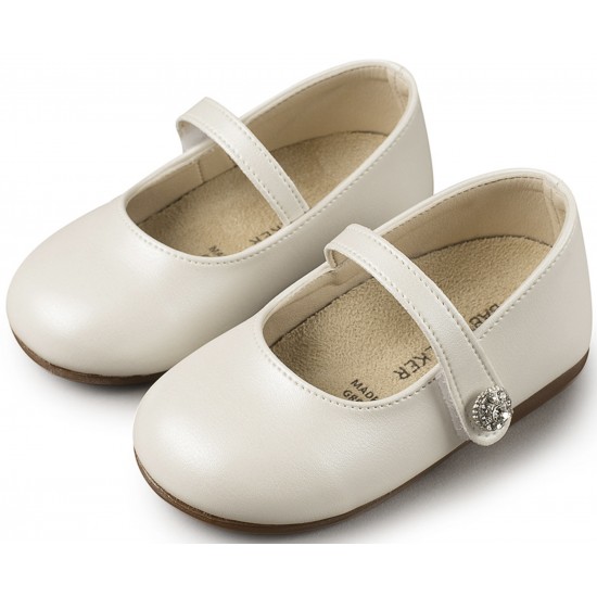 Βαπτιστικά Παπούτσια  Babywalker BS3502 Ivory / Εκρου