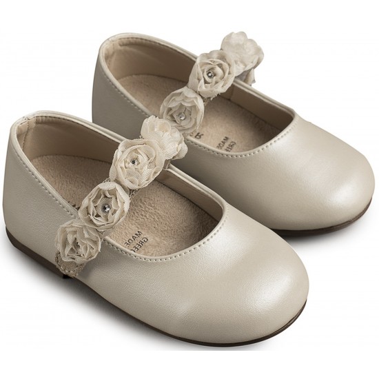 Βαπτιστικά Παπούτσια  Babywalker BS3523 Ivory/ Εκρου
