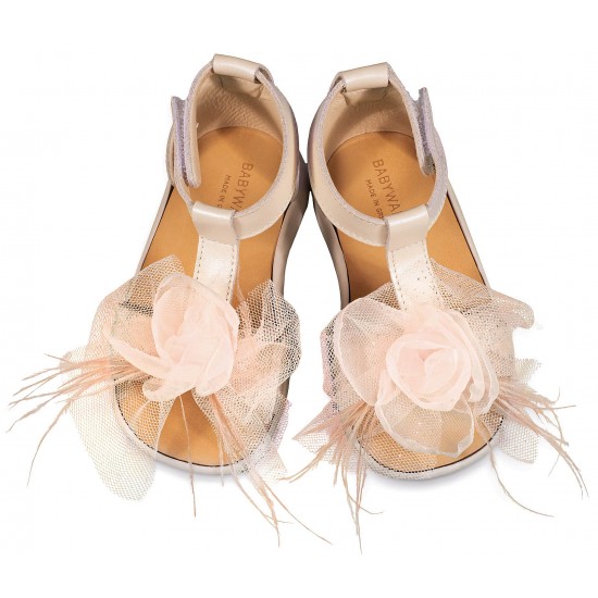 Βαπτιστικά Παπούτσια  Babywalker BS3588  Ivory - Nude / Εκρου - Νουντ