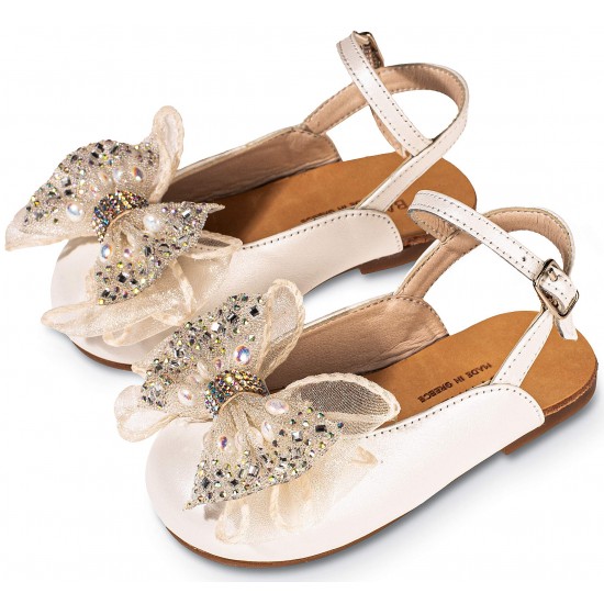 Βαπτιστικά Παπούτσια  Babywalker BW4828 Ivory/ Εκρού