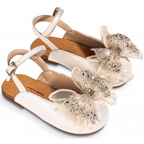 Βαπτιστικά Παπούτσια  Babywalker BW4828 Ivory/ Εκρού