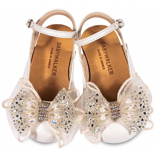 Βαπτιστικά Παπούτσια  Babywalker BW4828 Ivory/ Εκρού