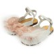 Βαπτιστικά Παπούτσια  Babywalker  EXC5772 Ivory - Pink / Εκρού - Ροζ