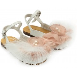 Βαπτιστικά Παπούτσια  Babywalker  EXC5772 Ivory - Pink / Εκρού - Ροζ