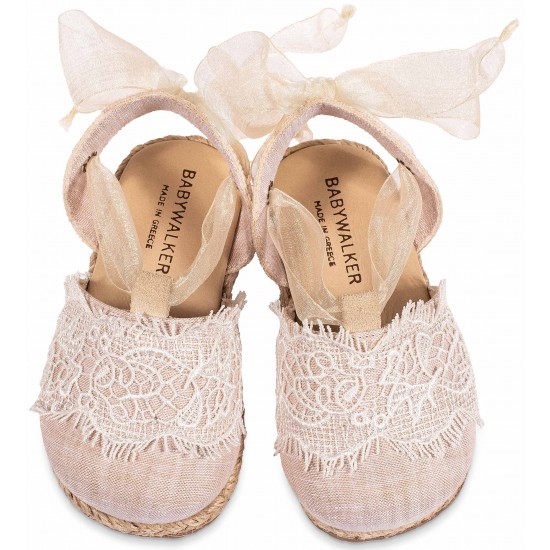 Βαπτιστικά Παπούτσια  Babywalker  EXC5858 Ivory / Εκρού