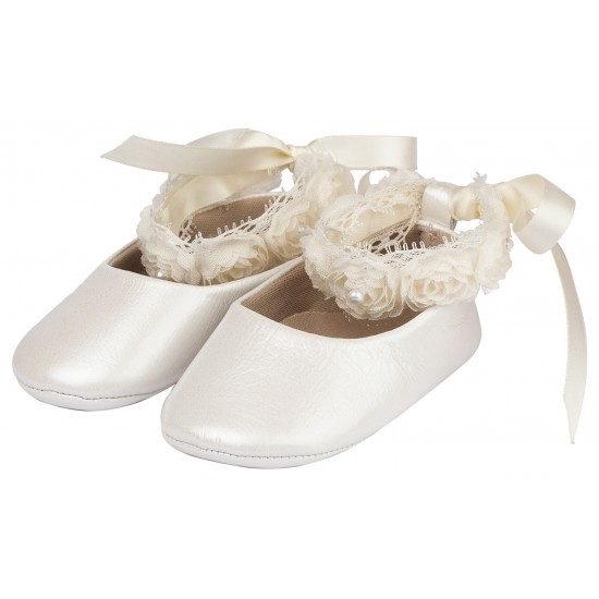 Βαπτιστικά Παπούτσια  Babywalker MI1506 Ivory / Εκρού