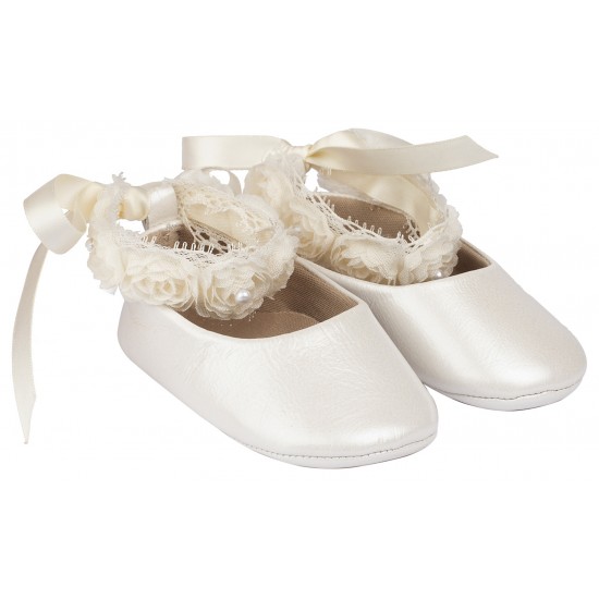 Βαπτιστικά Παπούτσια  Babywalker MI1506 Ivory / Εκρού