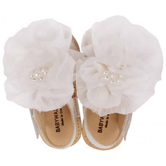 Βαπτιστικά Παπούτσια  Babywalker MI1559 White / Λευκό