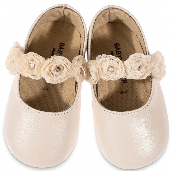Βαπτιστικά Παπούτσια  Babywalker MI1638 Ivory / Εκρού 