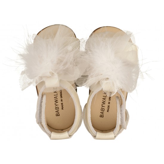 Βαπτιστικά Παπούτσια  Babywalker PRI2599 Ivory / Εκρου 