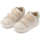 Βαπτιστικά Παπούτσια  Babywalker BS3085 White- Beige/ Λευκό -  Μπεζ