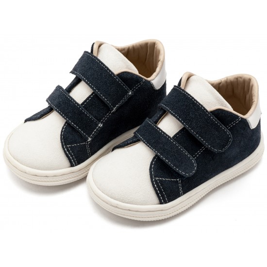 Βαπτιστικά Παπούτσια  Babywalker BS3085 White- Blue/ Λευκό - Μπλε