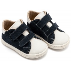 Βαπτιστικά Παπούτσια  Babywalker BS3085 White- Blue/ Λευκό - Μπλε