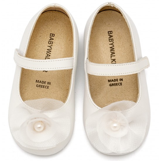 Βαπτιστικά Παπούτσια  Babywalker BS3593 White / Λευκό