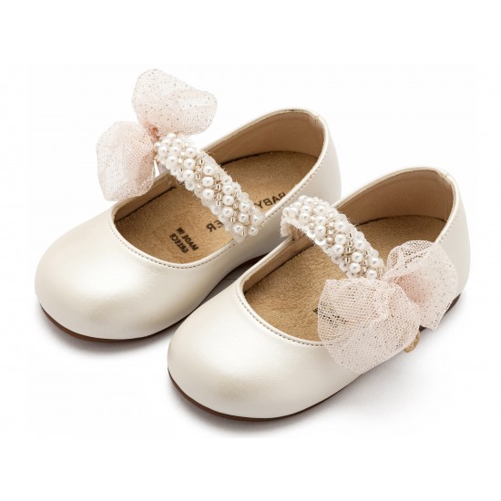 Βαπτιστικά Παπούτσια  Babywalker BS3596 Ivory /Εκρού