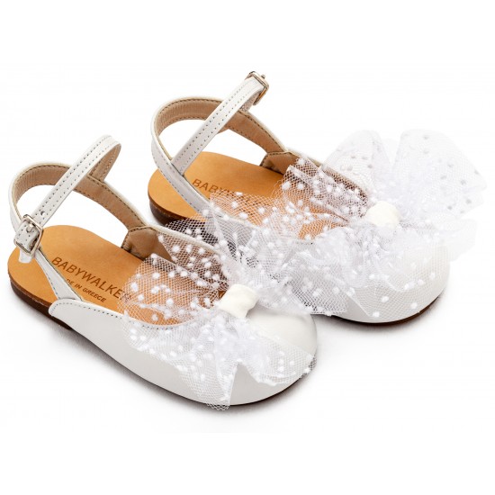 Βαπτιστικά Παπούτσια  Babywalker BW4859 White/ Λευκό