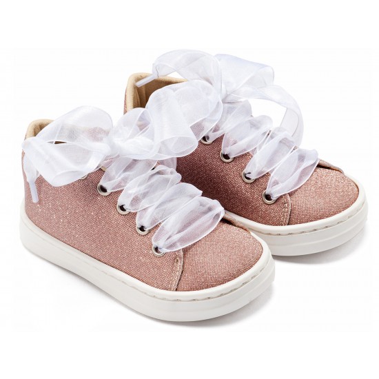 Βαπτιστικά Παπούτσια  Babywalker BW4864 Pink/ Ροζ