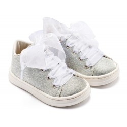 Βαπτιστικά Παπούτσια  Babywalker BW4864 Silver/ Ασημί