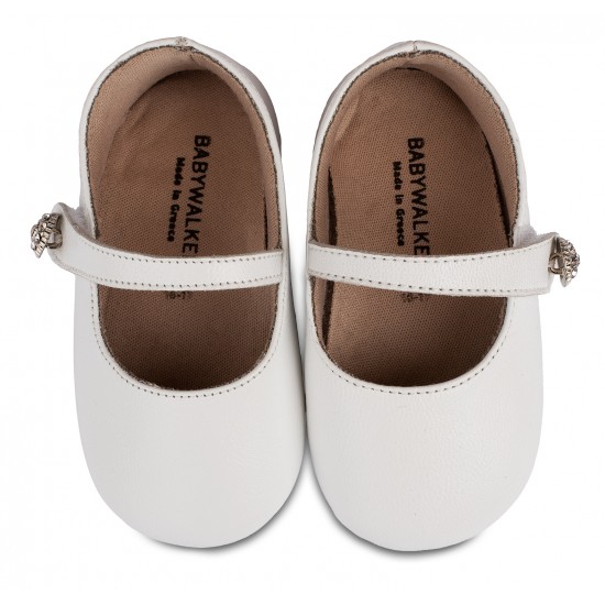 Βαπτιστικά Παπούτσια  Babywalker MI1619 White / Λευκό