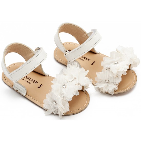 Βαπτιστικά Παπούτσια  Babywalker MI1633 White / Λευκό