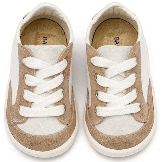 Βαπτιστικά Παπούτσια  Babywalker PRI2120 White Beige  / Λευκό Μπεζ