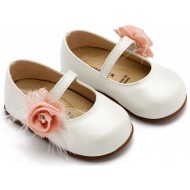 Βαπτιστικά Παπούτσια Babywalker PRI2640 Ivory Pink/Εκρού Ροζ Βαπτιστικά Παπούτσια Babywalker PRI2640 Ivory Pink/Εκρού Ροζ