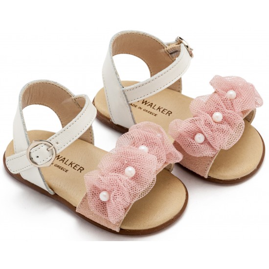 Βαπτιστικά Παπούτσια Babywalker PRI2645 Ivory Pink/Εκρού Ροζ Βαπτιστικά Παπούτσια Babywalker PRI2645 Ivory Pink/Εκρού Ροζ