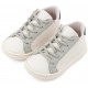 Βαπτιστικά Παπούτσια  Babywalker BS3039 Off White - Grey - Blue / Λευκό  Πάγου- Γκρι - Μπλε