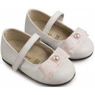 Βαπτιστικά Παπούτσια  Babywalker BS3500  White - Pink / Λευκό- Ροζ