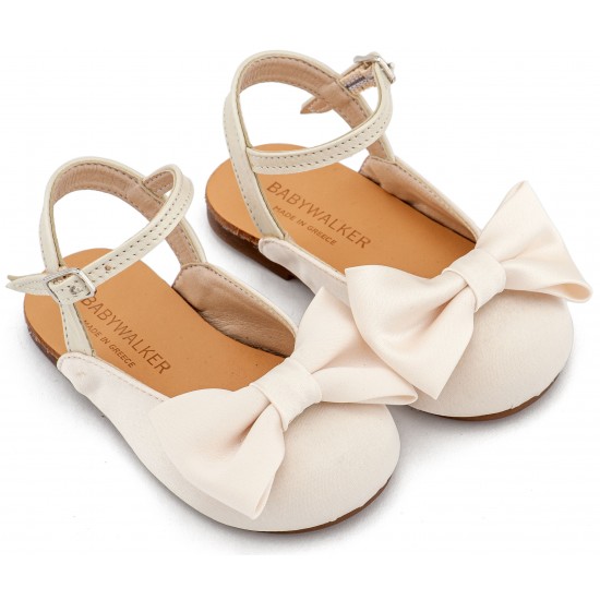 Βαπτιστικά Παπούτσια  Babywalker BW4855 Ivory/ Εκρού