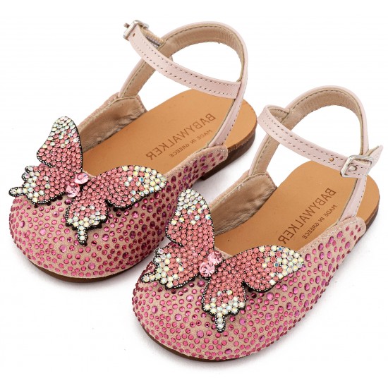 Βαπτιστικά Παπούτσια  Babywalker  EXC5857 Pink/ Ροζ